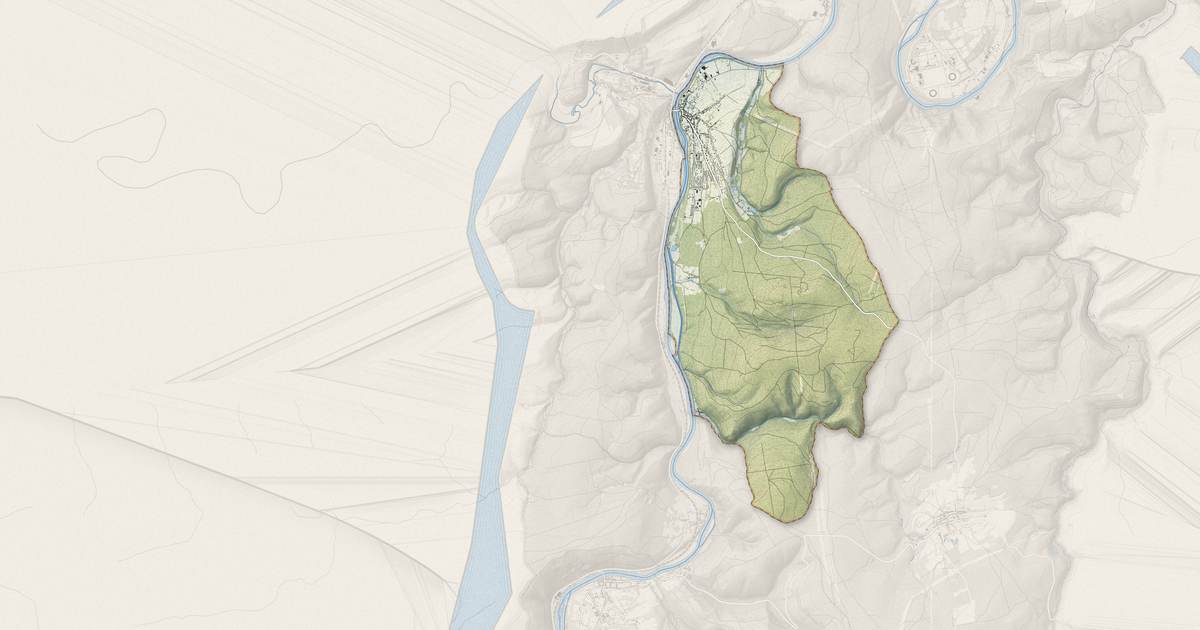 Portrait cartographique de Vireux-Wallerand : relief, eau, forêts, bâti et voies, calculés à partir des données de l'IGN