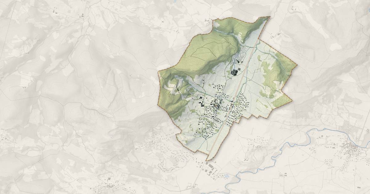 Portrait cartographique de Aigues-Vives : relief, eau, forêts, bâti et voies, calculés à partir des données de l'IGN