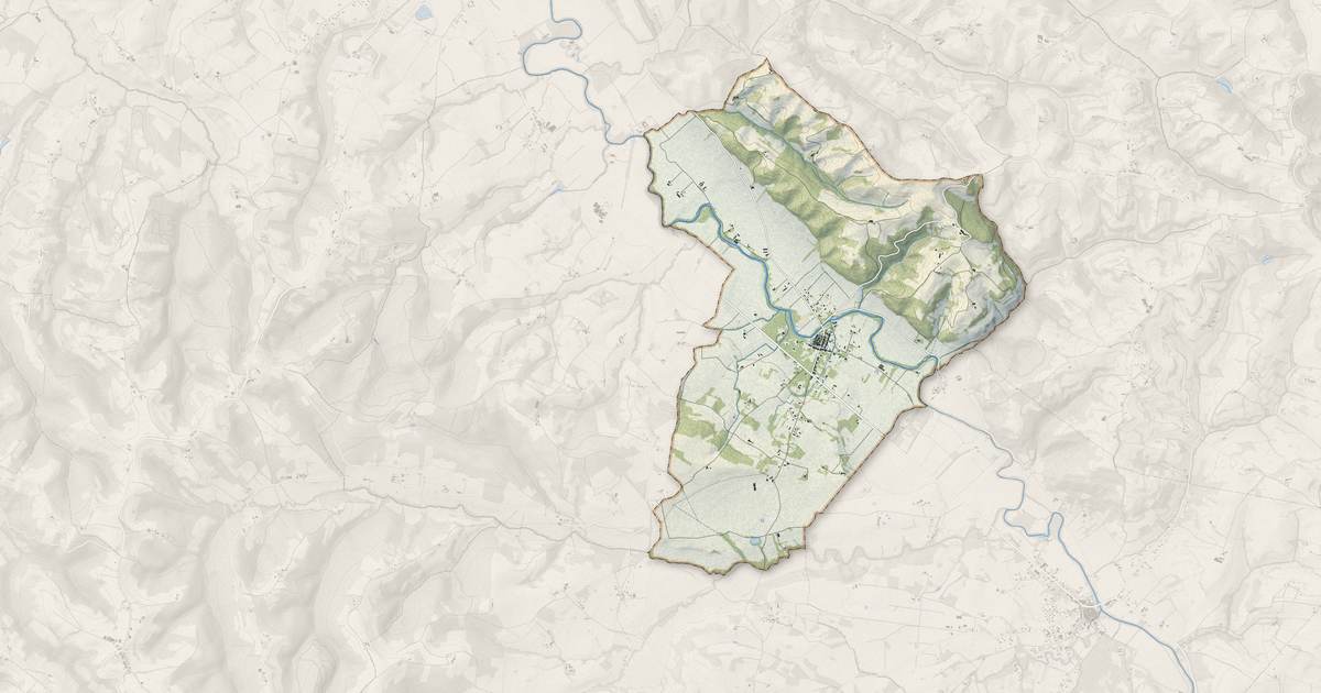 Portrait cartographique de La Bastide-de-Besplas : relief, eau, forêts, bâti et voies, calculés à partir des données de l'IGN