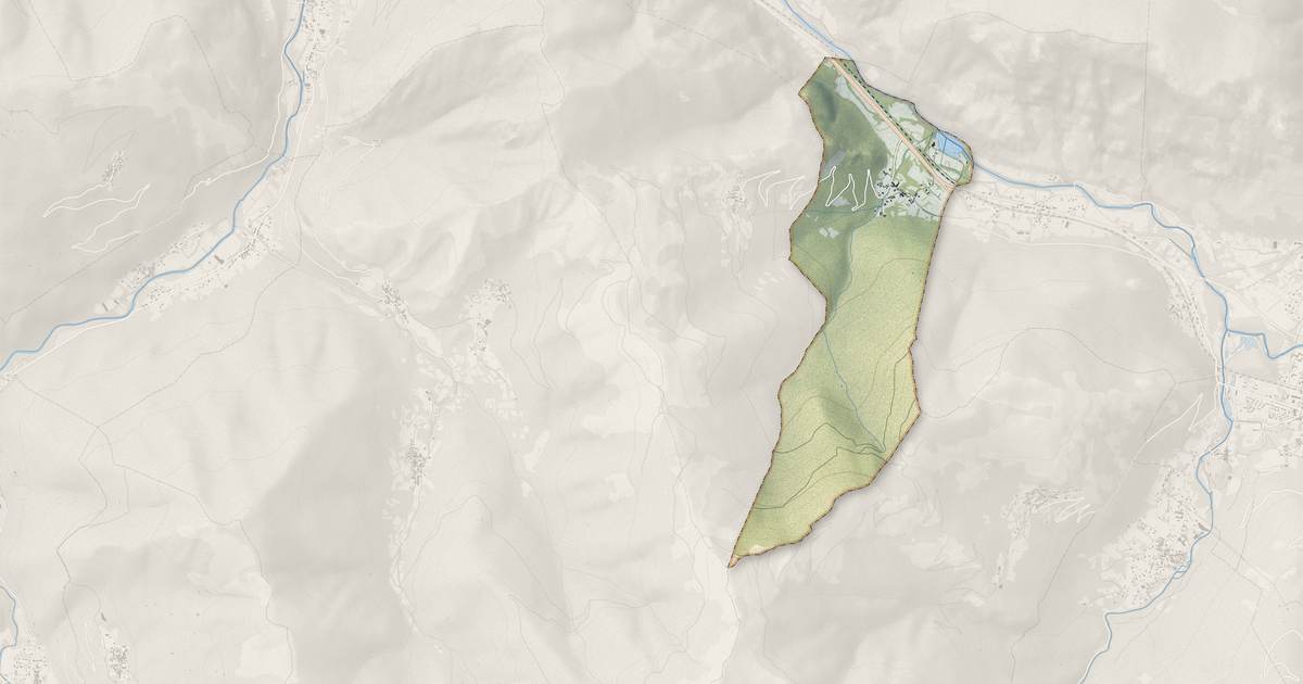 Portrait cartographique de Bouan : relief, eau, forêts, bâti et voies, calculés à partir des données de l'IGN