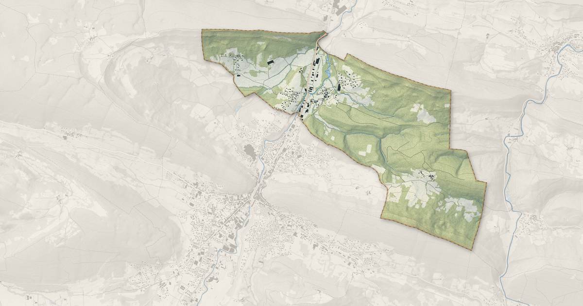 Portrait cartographique de Dreuilhe : relief, eau, forêts, bâti et voies, calculés à partir des données de l'IGN