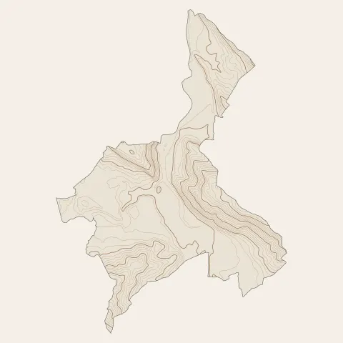 Foix : courbes de niveau