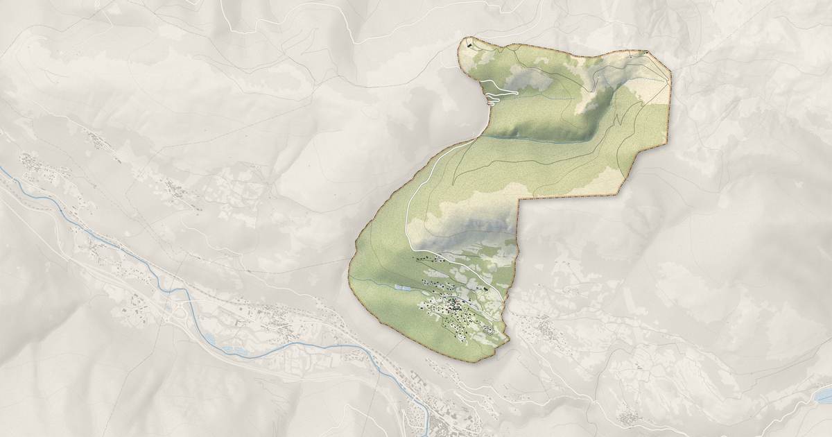 Portrait cartographique de Ignaux : relief, eau, forêts, bâti et voies, calculés à partir des données de l'IGN