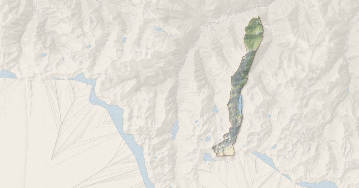 Portrait cartographique de Lercoul : relief, eau, forêts, bâti et voies, calculés à partir des données de l'IGN