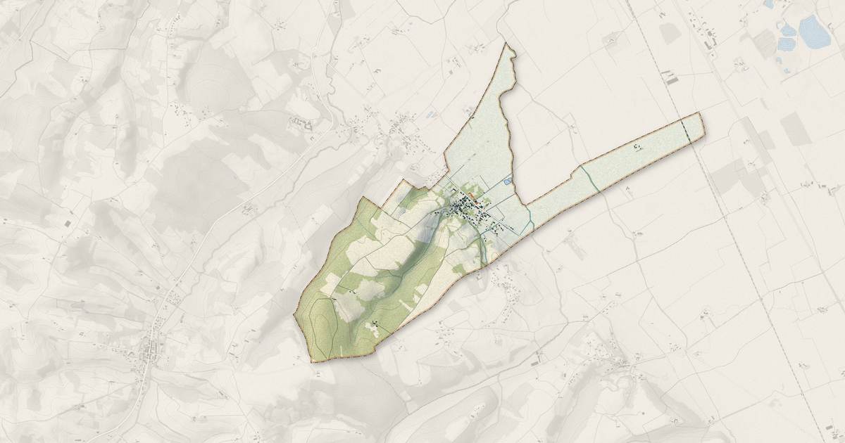 Portrait cartographique de Lissac : relief, eau, forêts, bâti et voies, calculés à partir des données de l'IGN