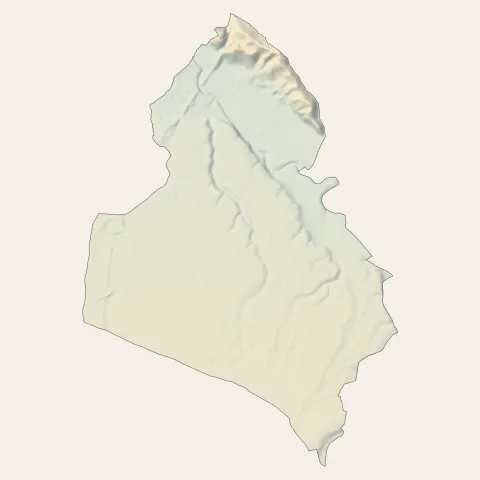 Mazères : relief