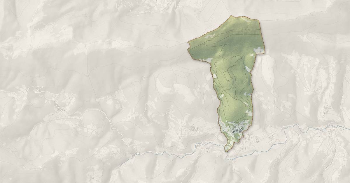 Portrait cartographique de Saint-Jean-du-Castillonnais : relief, eau, forêts, bâti et voies, calculés à partir des données de l'IGN