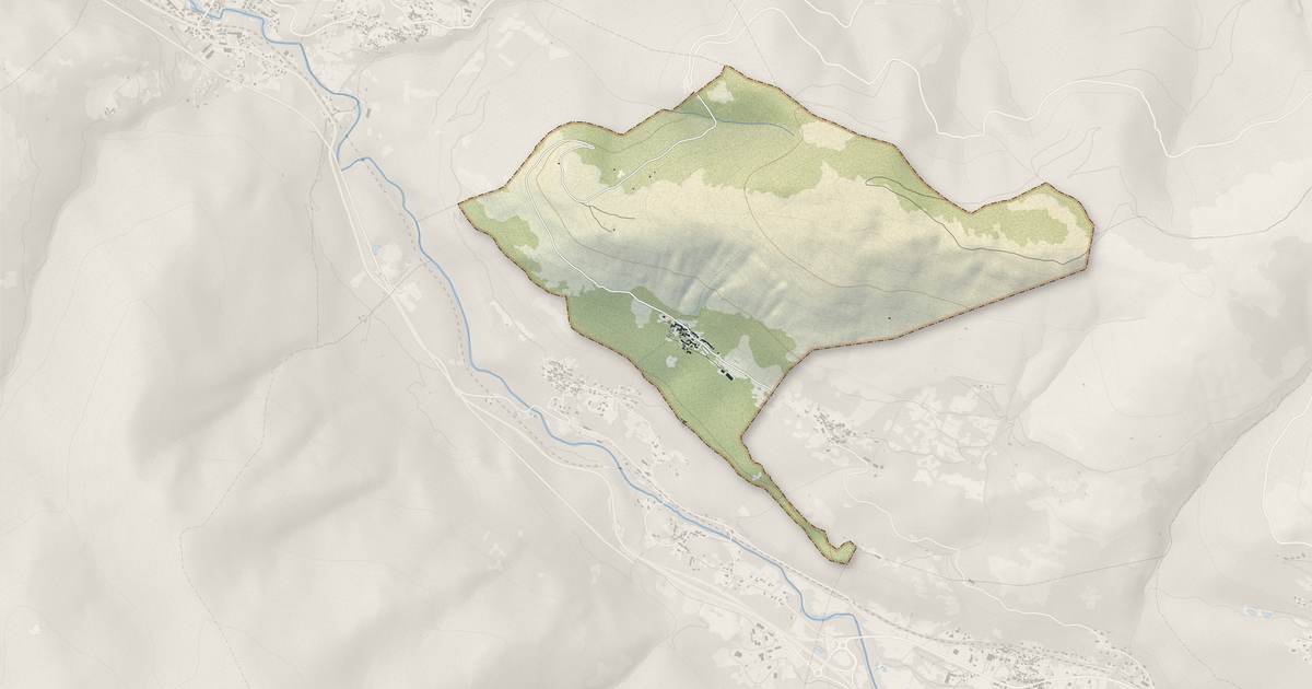 Portrait cartographique de Tignac : relief, eau, forêts, bâti et voies, calculés à partir des données de l'IGN