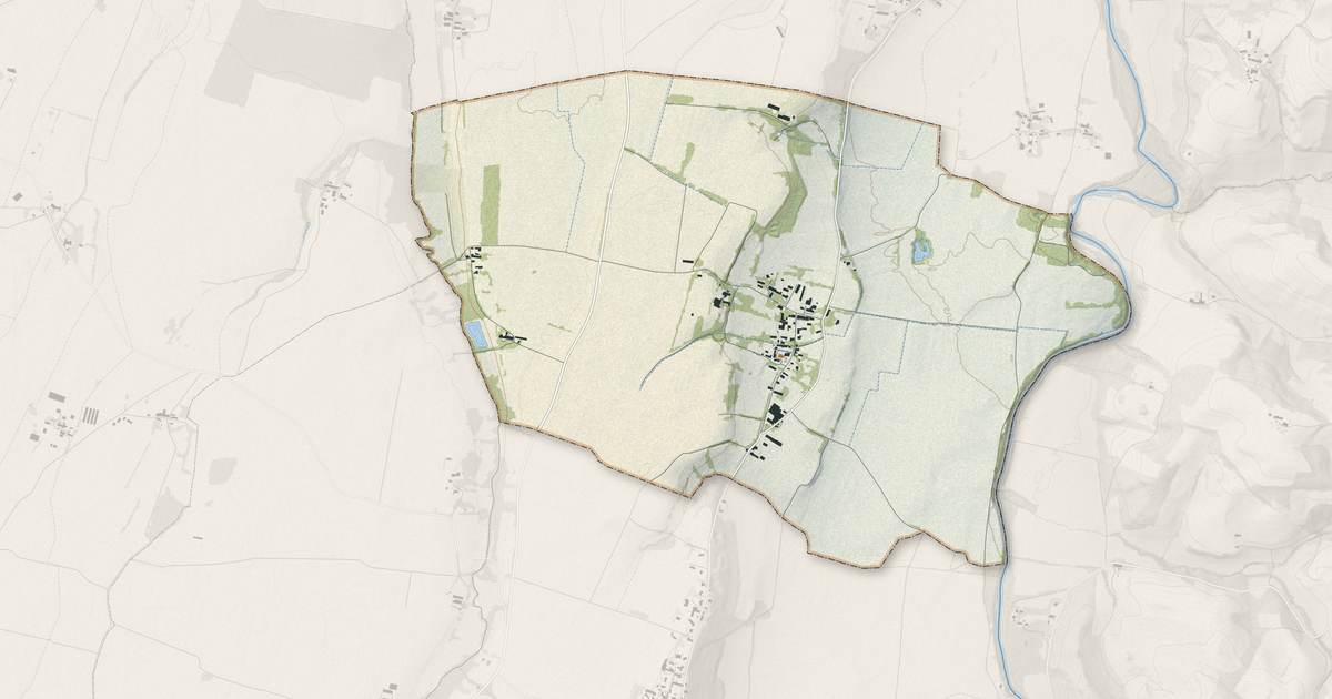 Portrait cartographique de Trémoulet : relief, eau, forêts, bâti et voies, calculés à partir des données de l'IGN