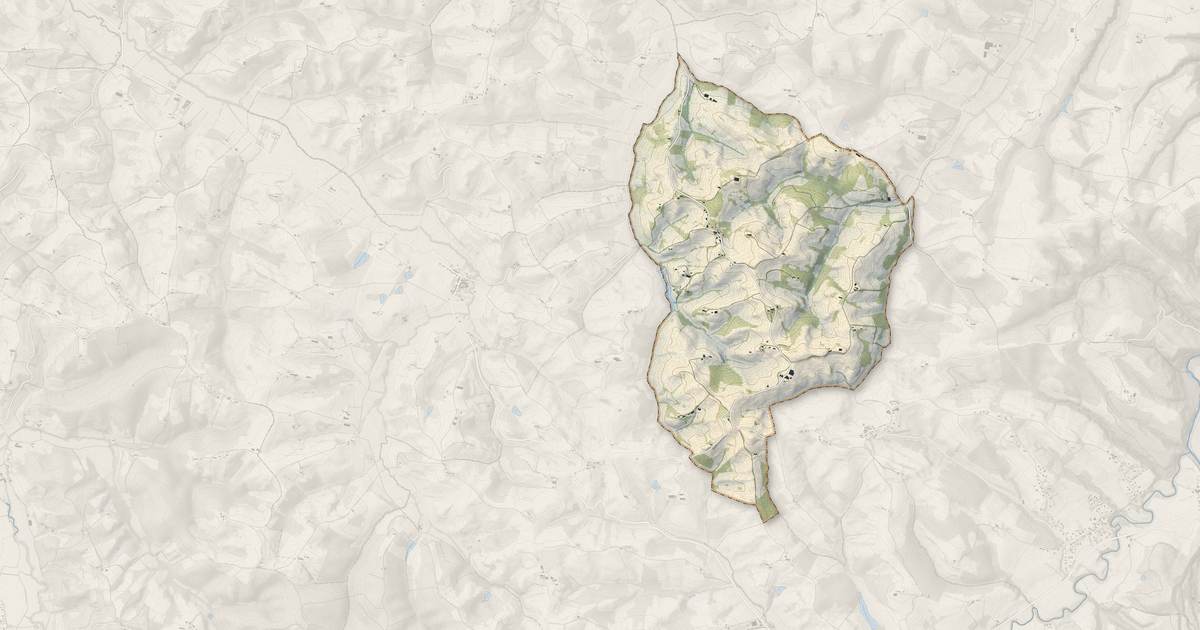 Portrait cartographique de Unzent : relief, eau, forêts, bâti et voies, calculés à partir des données de l'IGN