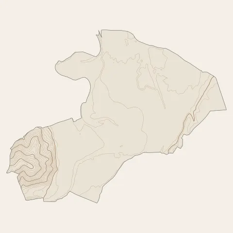 Varilhes : courbes de niveau