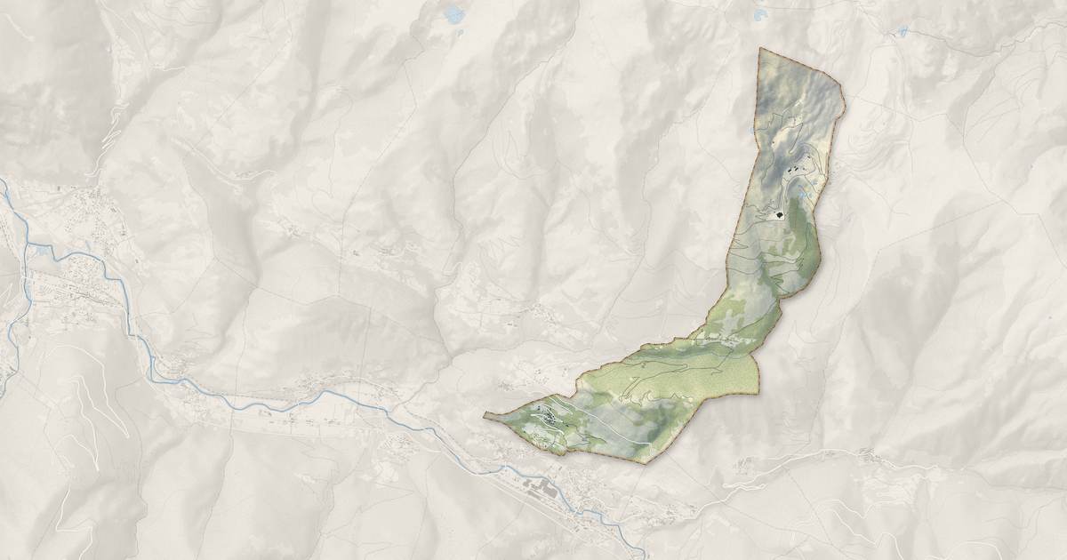Portrait cartographique de Vernaux : relief, eau, forêts, bâti et voies, calculés à partir des données de l'IGN