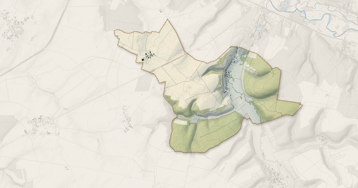 Portrait cartographique de Argançon : relief, eau, forêts, bâti et voies, calculés à partir des données de l'IGN