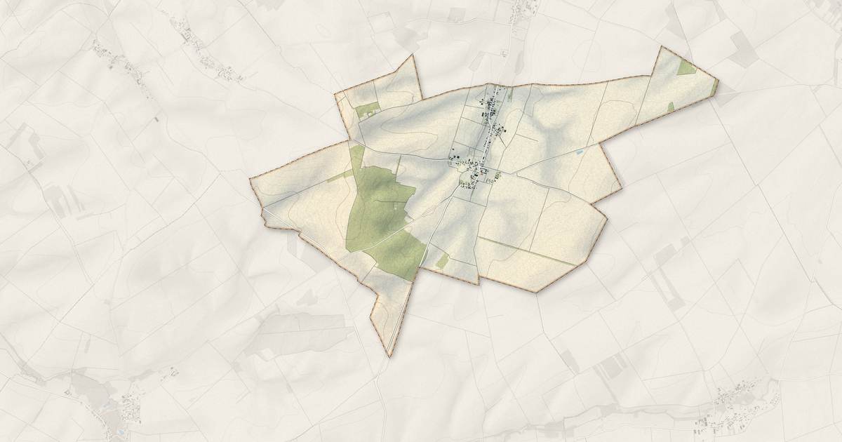 Portrait cartographique de Avon-la-Pèze : relief, eau, forêts, bâti et voies, calculés à partir des données de l'IGN