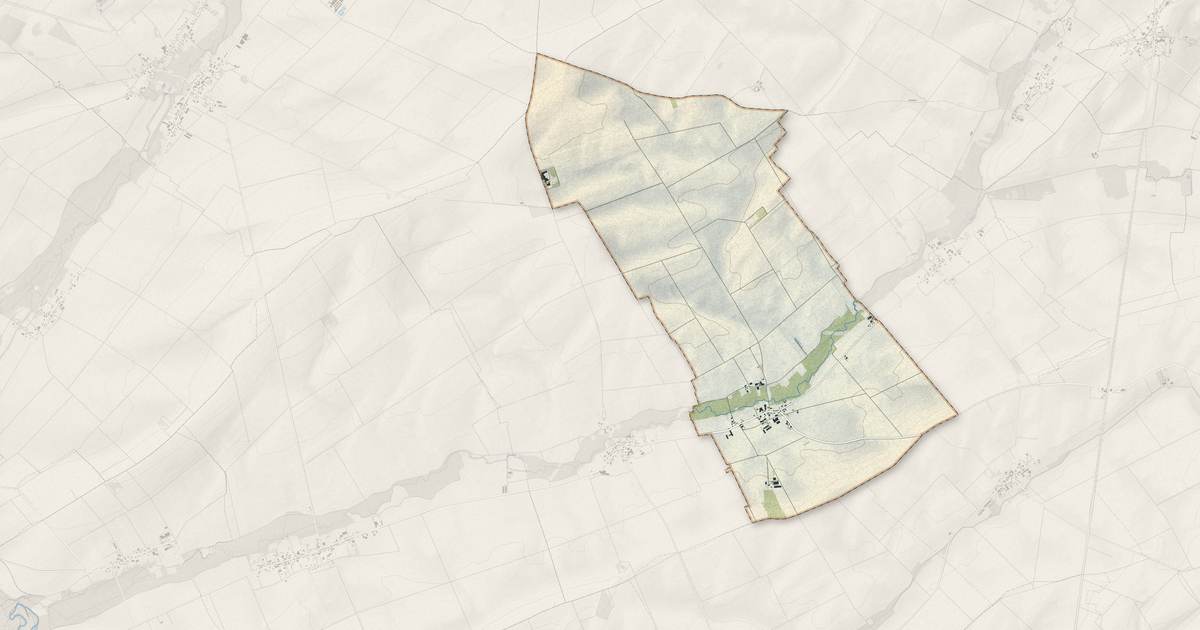 Portrait cartographique de Balignicourt : relief, eau, forêts, bâti et voies, calculés à partir des données de l'IGN