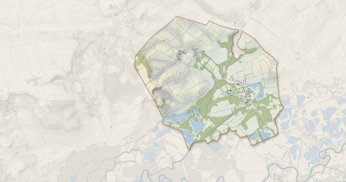 Portrait cartographique de Barbuise : relief, eau, forêts, bâti et voies, calculés à partir des données de l'IGN