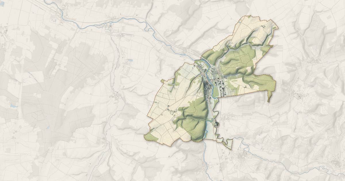 Portrait cartographique de Bar-sur-Seine : relief, eau, forêts, bâti et voies, calculés à partir des données de l'IGN