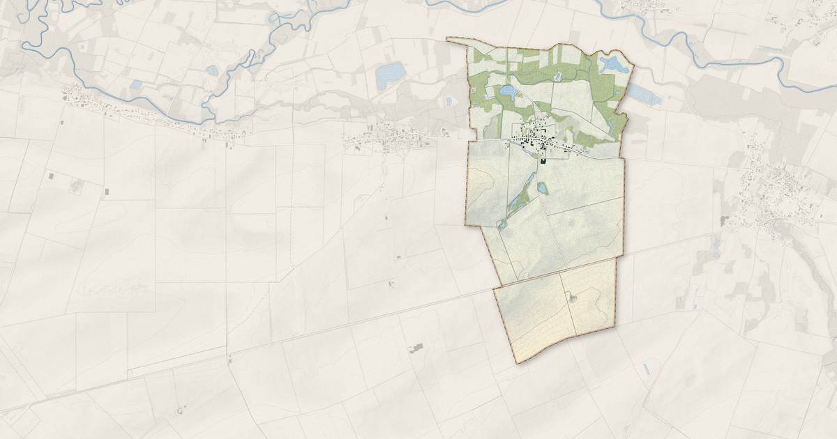 Portrait cartographique de Bessy : relief, eau, forêts, bâti et voies, calculés à partir des données de l'IGN