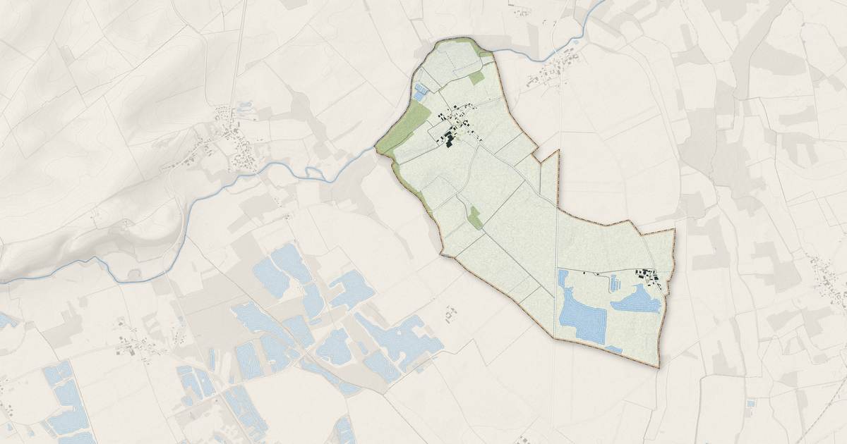 Portrait cartographique de Blignicourt : relief, eau, forêts, bâti et voies, calculés à partir des données de l'IGN