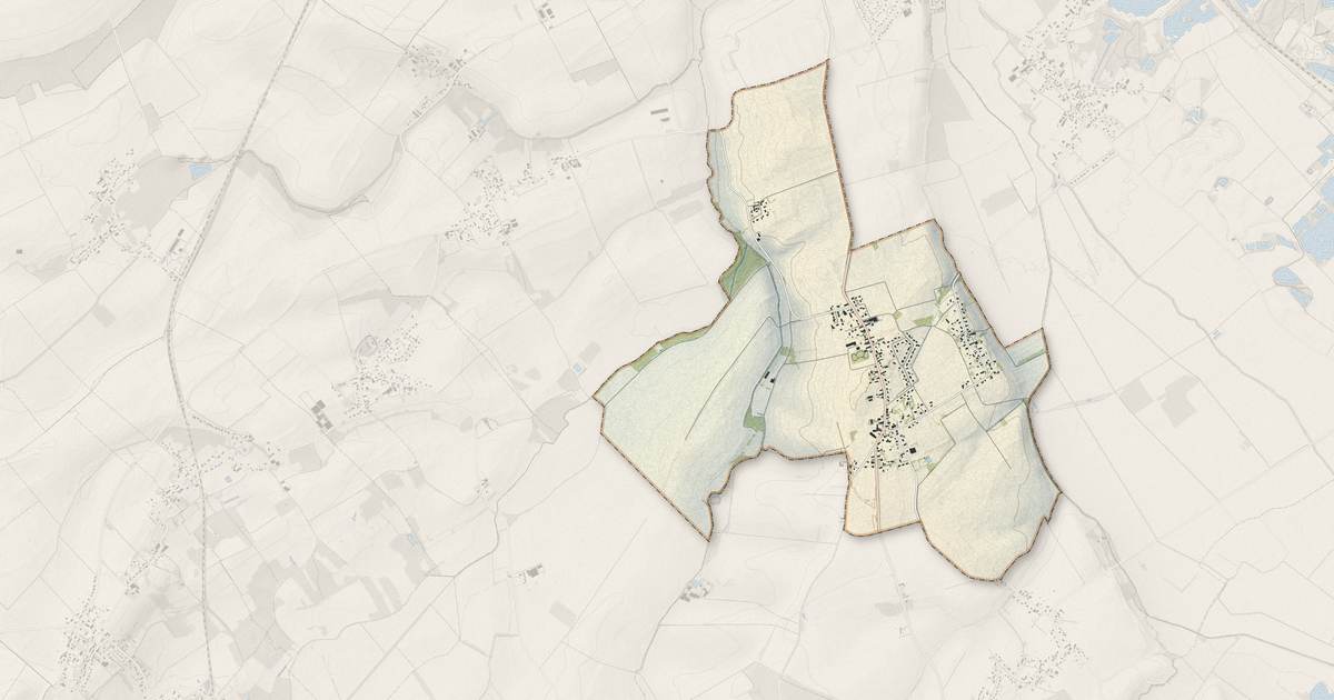 Portrait cartographique de Les Bordes-Aumont : relief, eau, forêts, bâti et voies, calculés à partir des données de l'IGN