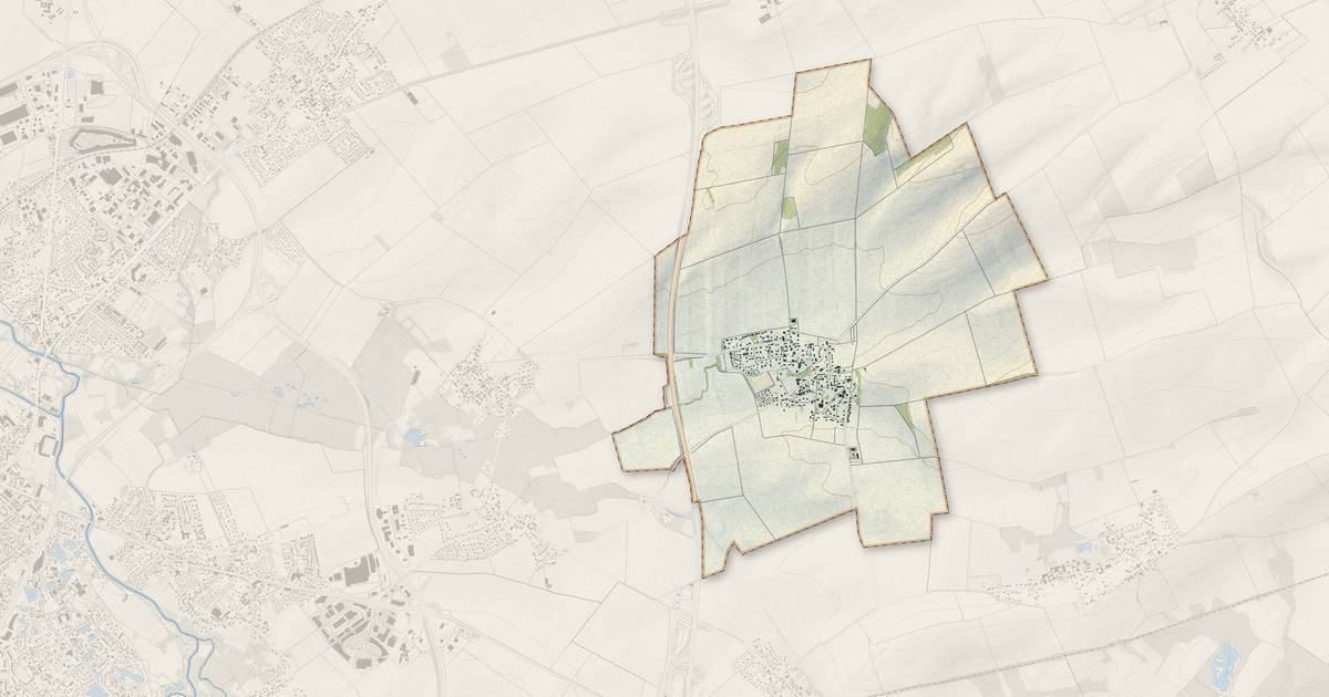 Portrait cartographique de Bouranton : relief, eau, forêts, bâti et voies, calculés à partir des données de l'IGN
