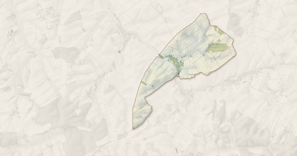 Portrait cartographique de Bourdenay : relief, eau, forêts, bâti et voies, calculés à partir des données de l'IGN