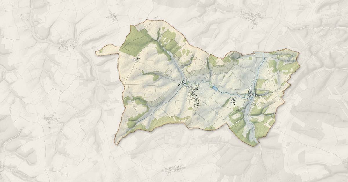 Portrait cartographique de Bragelogne-Beauvoir : relief, eau, forêts, bâti et voies, calculés à partir des données de l'IGN