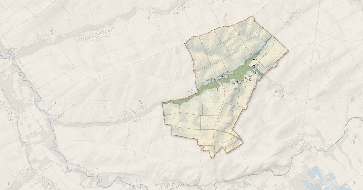 Portrait cartographique de Braux : relief, eau, forêts, bâti et voies, calculés à partir des données de l'IGN