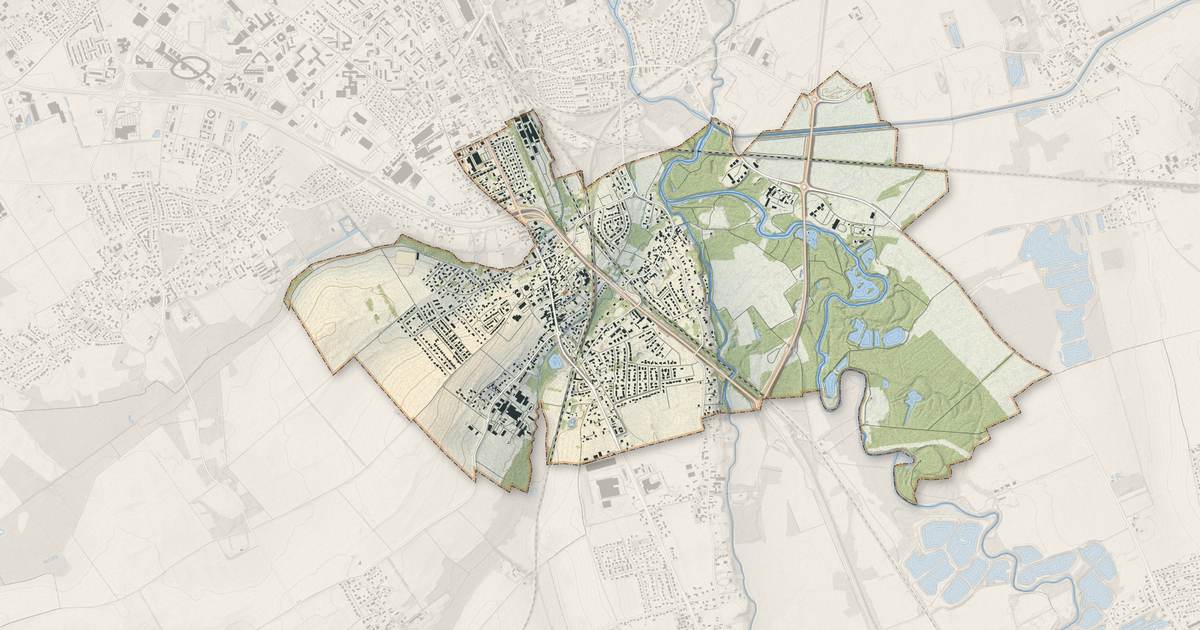 Portrait cartographique de Bréviandes : relief, eau, forêts, bâti et voies, calculés à partir des données de l'IGN