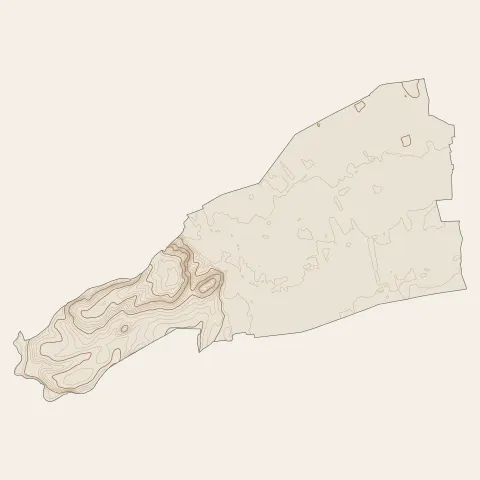 Brienne-le-Château : courbes de niveau