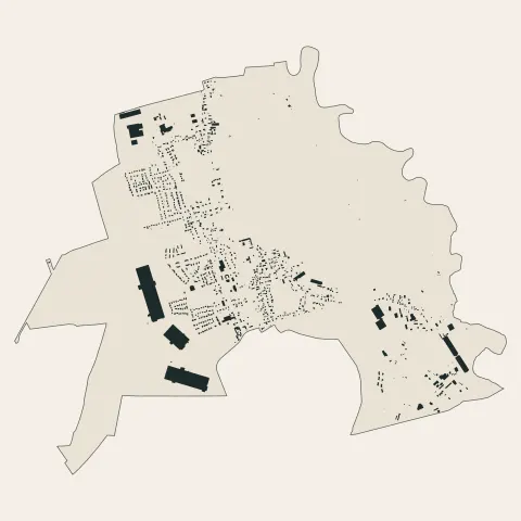 Buchères : bâti