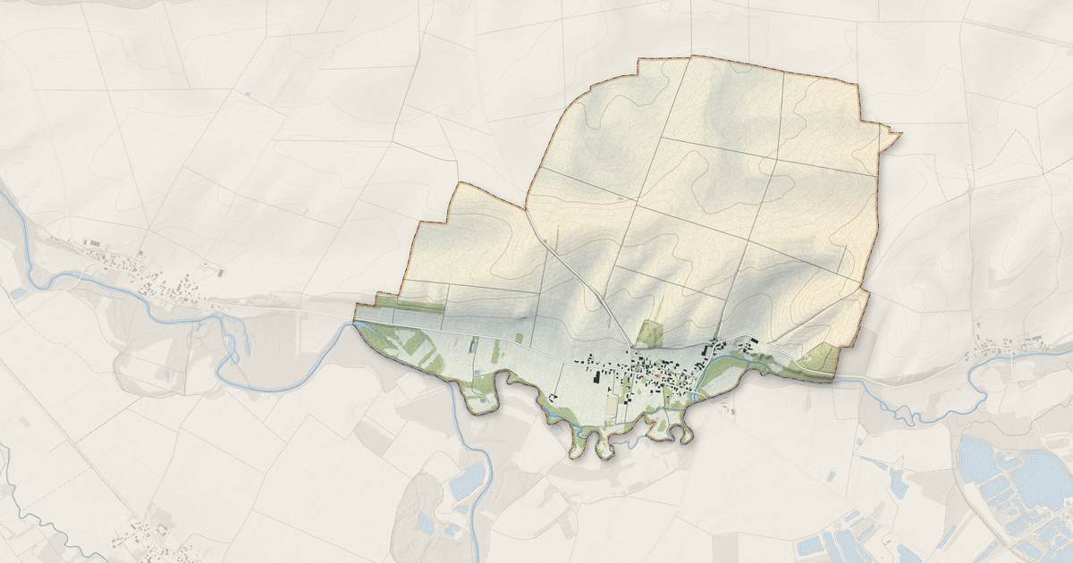 Portrait cartographique de Chalette-sur-Voire : relief, eau, forêts, bâti et voies, calculés à partir des données de l'IGN