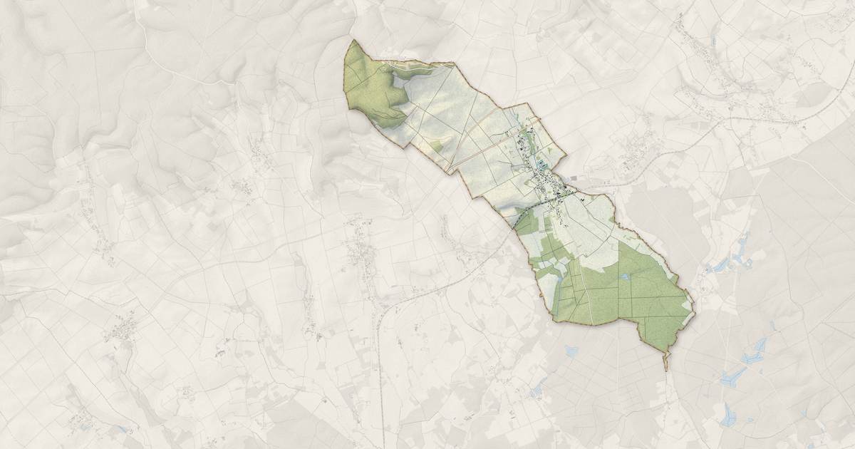 Portrait cartographique de Chamoy : relief, eau, forêts, bâti et voies, calculés à partir des données de l'IGN