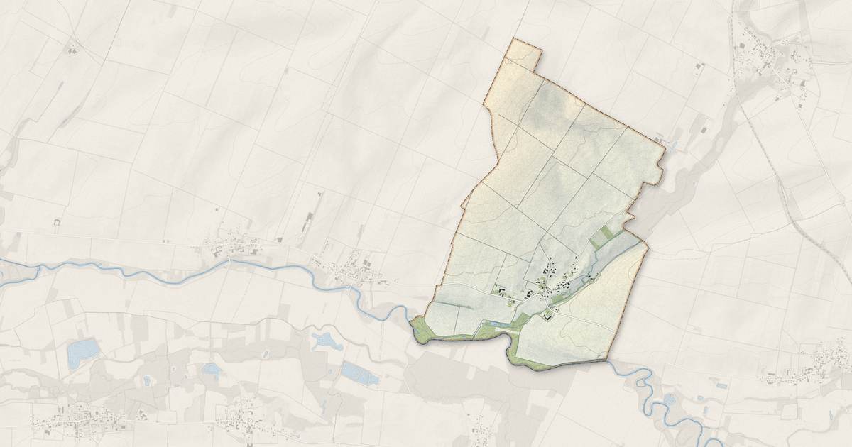 Portrait cartographique de Champigny-sur-Aube : relief, eau, forêts, bâti et voies, calculés à partir des données de l'IGN