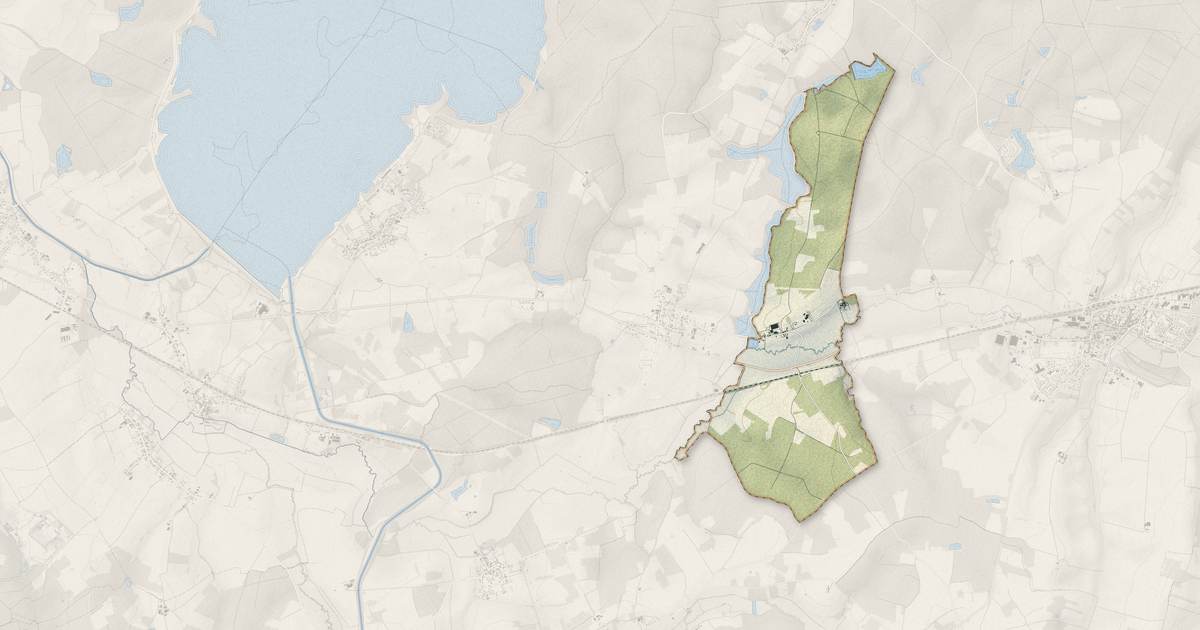 Portrait cartographique de Champ-sur-Barse : relief, eau, forêts, bâti et voies, calculés à partir des données de l'IGN