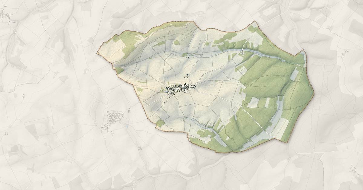 Portrait cartographique de Channes : relief, eau, forêts, bâti et voies, calculés à partir des données de l'IGN