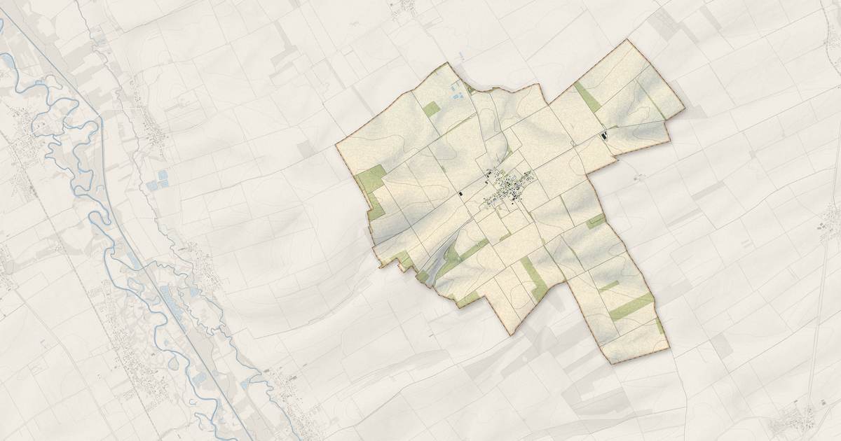 Portrait cartographique de Chapelle-Vallon : relief, eau, forêts, bâti et voies, calculés à partir des données de l'IGN