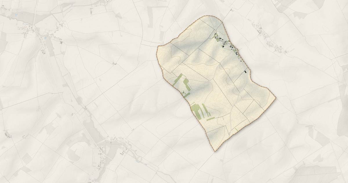 Portrait cartographique de Charmoy : relief, eau, forêts, bâti et voies, calculés à partir des données de l'IGN