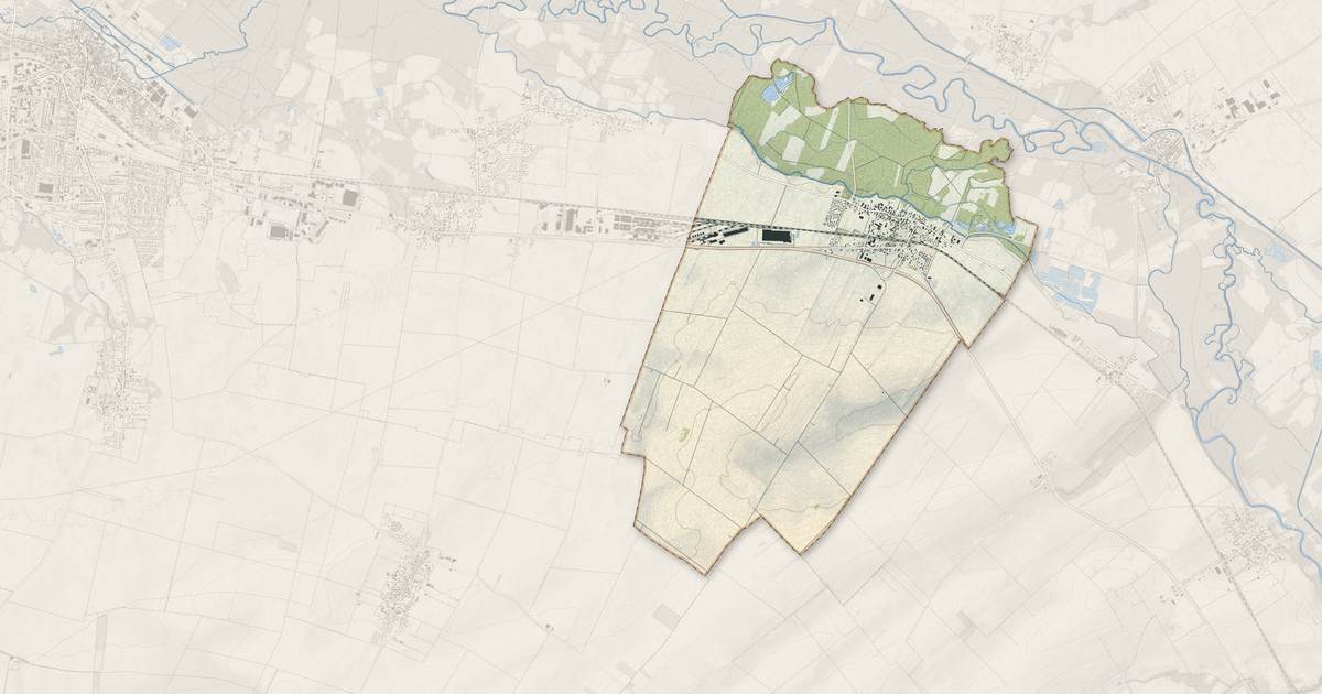 Portrait cartographique de Châtres : relief, eau, forêts, bâti et voies, calculés à partir des données de l'IGN