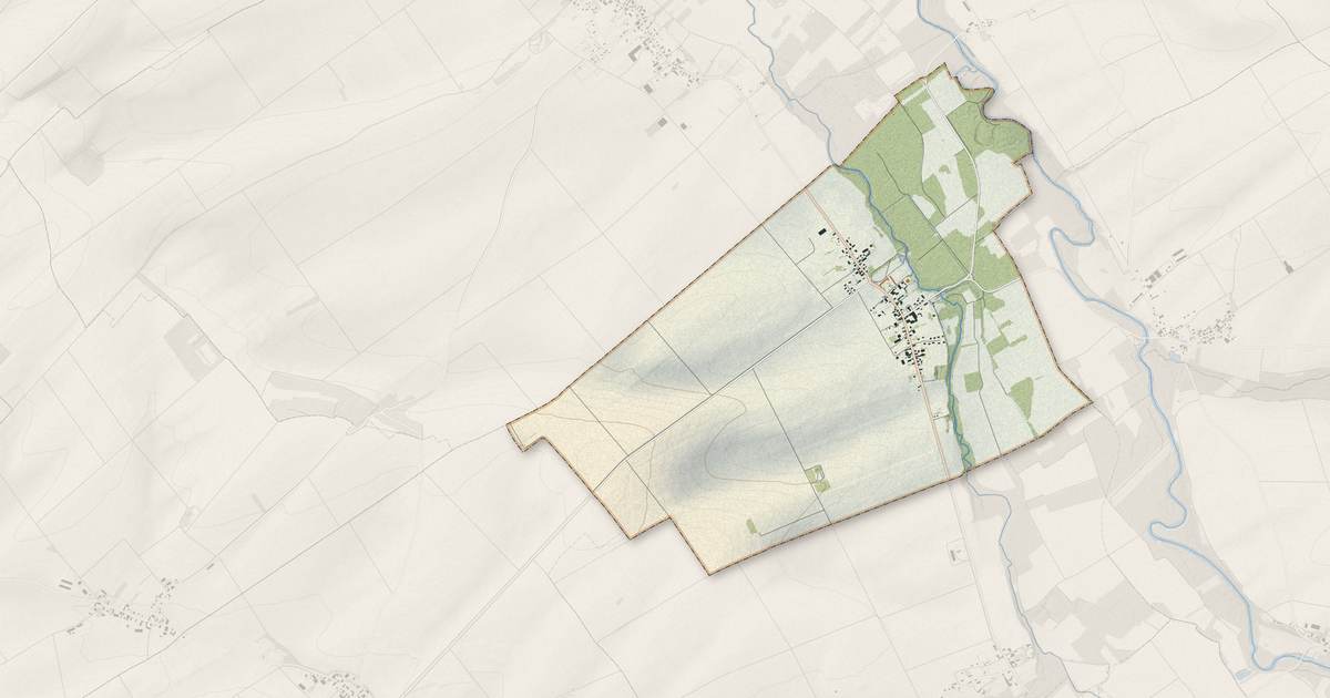 Portrait cartographique de Coclois : relief, eau, forêts, bâti et voies, calculés à partir des données de l'IGN