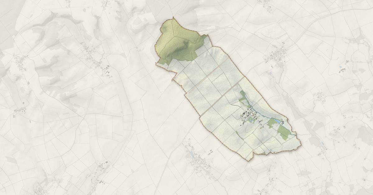 Portrait cartographique de Coursan-en-Othe : relief, eau, forêts, bâti et voies, calculés à partir des données de l'IGN