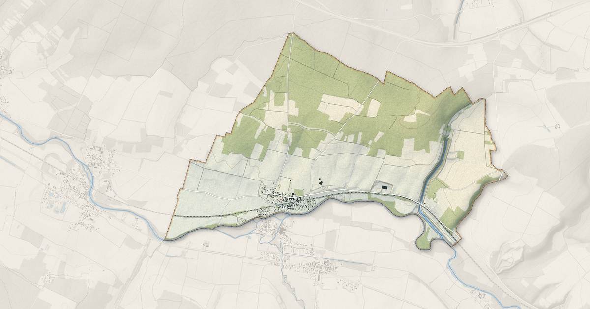 Portrait cartographique de Courtenot : relief, eau, forêts, bâti et voies, calculés à partir des données de l'IGN