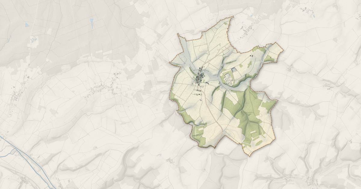 Portrait cartographique de Coussegrey : relief, eau, forêts, bâti et voies, calculés à partir des données de l'IGN