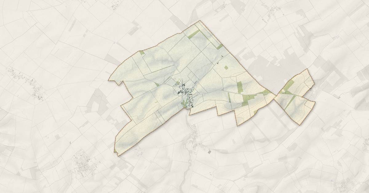 Portrait cartographique de Dierrey-Saint-Pierre : relief, eau, forêts, bâti et voies, calculés à partir des données de l'IGN
