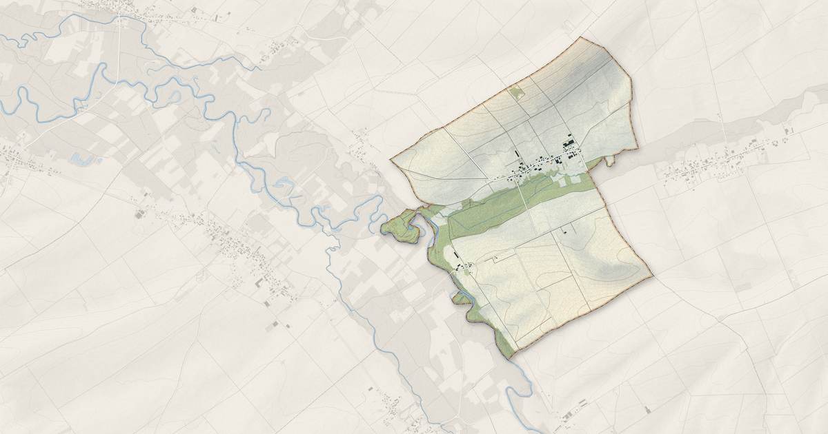Portrait cartographique de Dommartin-le-Coq : relief, eau, forêts, bâti et voies, calculés à partir des données de l'IGN