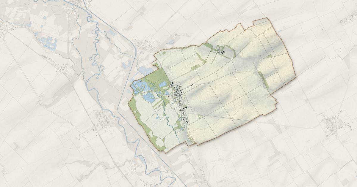 Portrait cartographique de Droupt-Saint-Basle : relief, eau, forêts, bâti et voies, calculés à partir des données de l'IGN