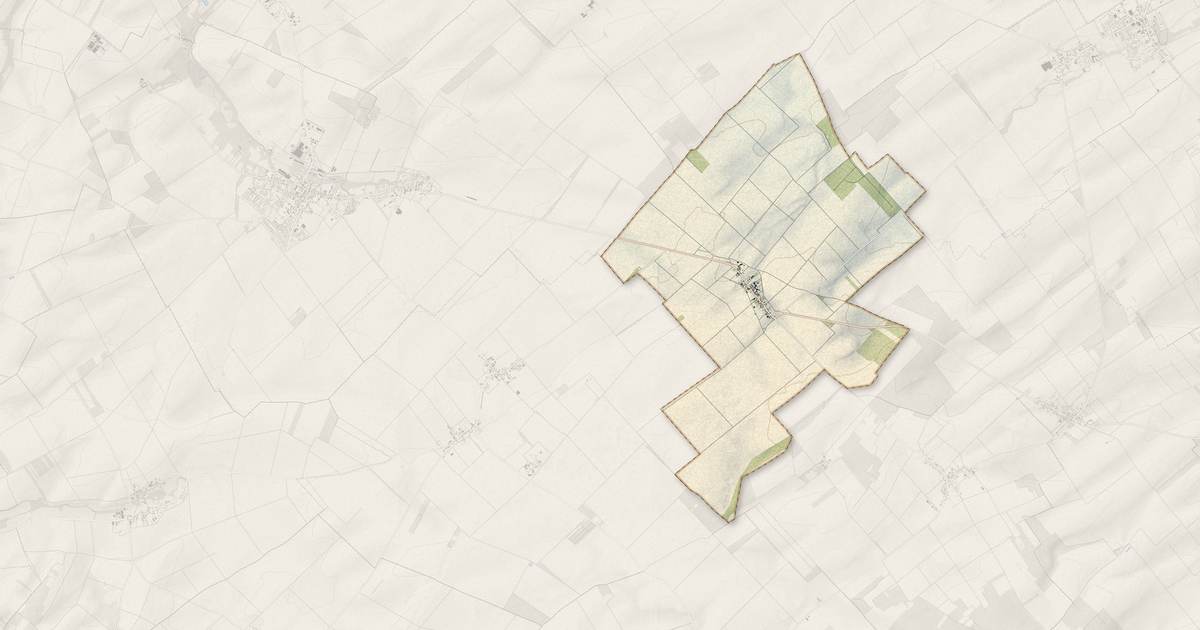 Portrait cartographique de Échemines : relief, eau, forêts, bâti et voies, calculés à partir des données de l'IGN
