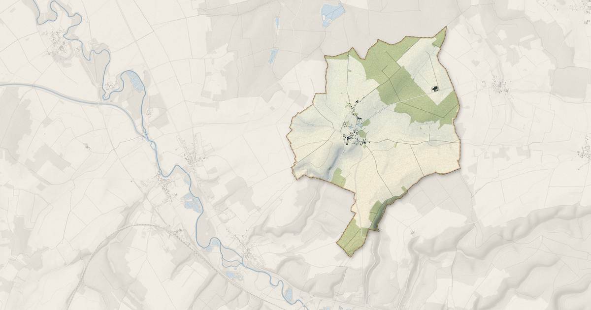 Portrait cartographique de Éclance : relief, eau, forêts, bâti et voies, calculés à partir des données de l'IGN