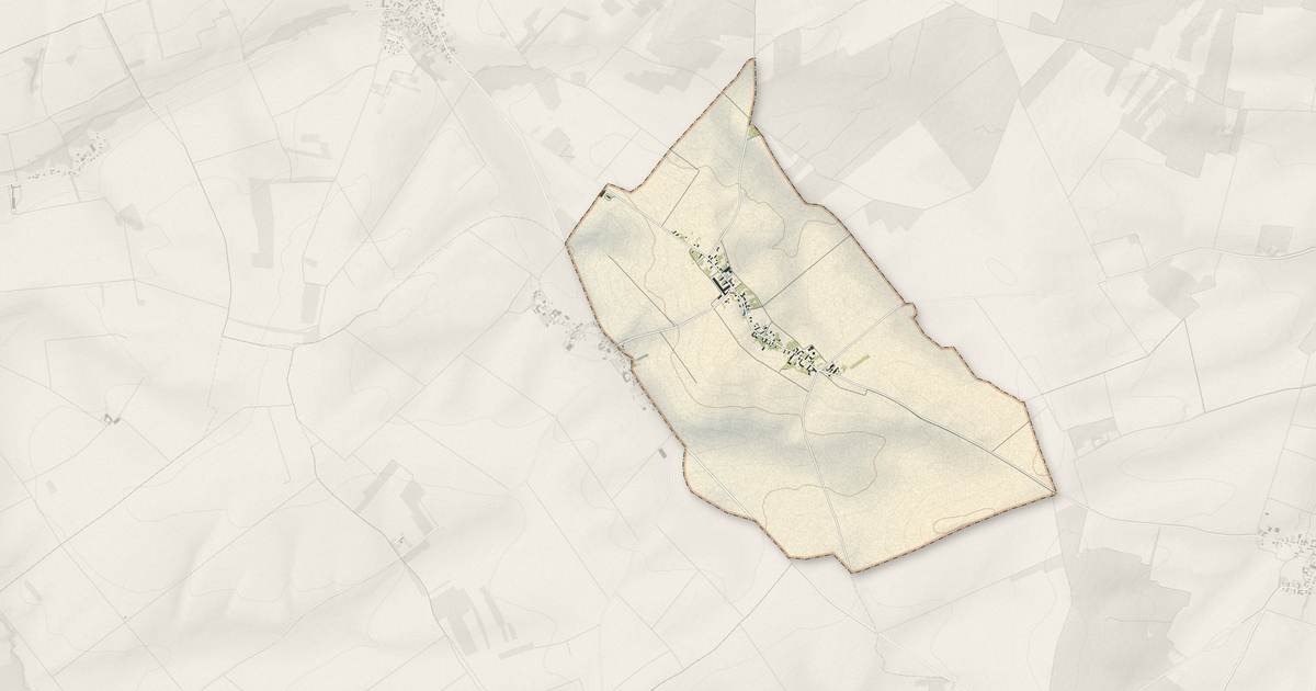 Portrait cartographique de Fay-lès-Marcilly : relief, eau, forêts, bâti et voies, calculés à partir des données de l'IGN