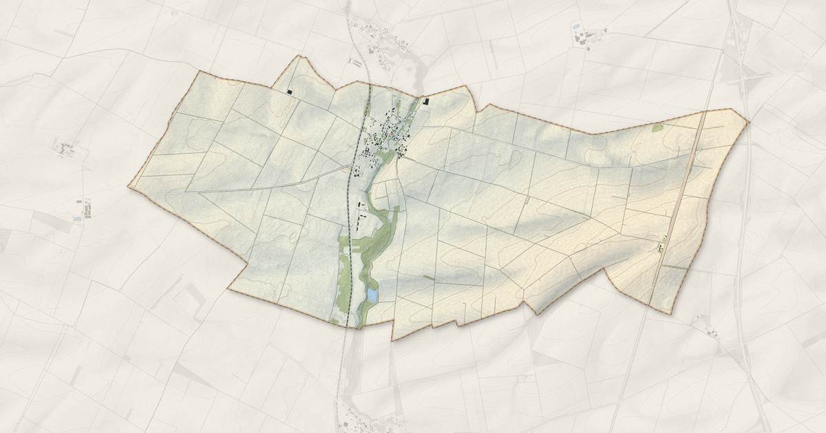 Portrait cartographique de Herbisse : relief, eau, forêts, bâti et voies, calculés à partir des données de l'IGN